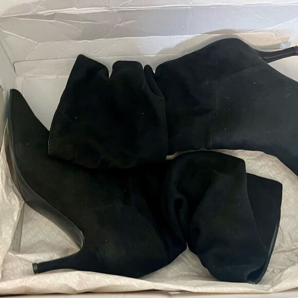 NIB Marc Fisher Black Manya Boots sz 9 - Picture 4 of 8